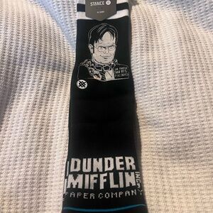 Dwight Schrute socks made by Stance. Men’s large (shoe sizes 8-12)